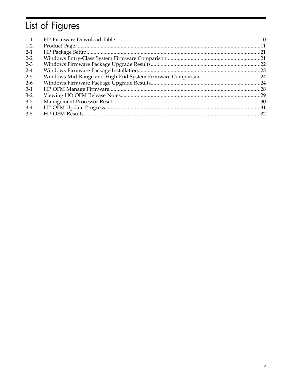 List of figures | HP Integrity rx4640 Server User Manual | Page 5 / 36