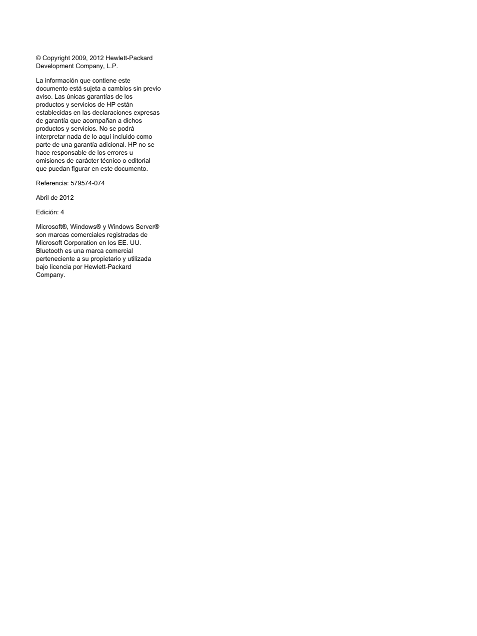 Aviso | HP Servidor HP ProLiant DL120 G6 User Manual | Page 2 / 133