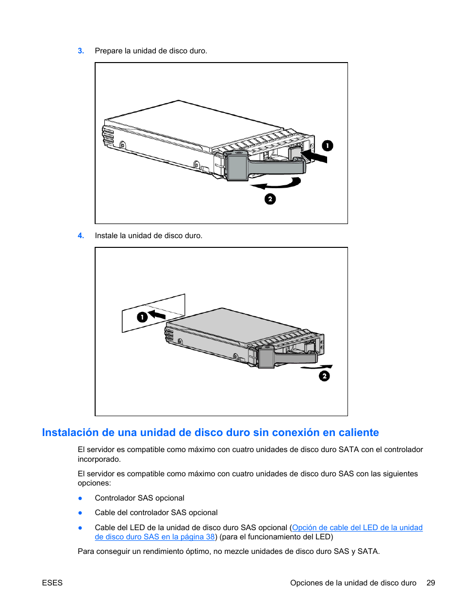 HP Servidor HP ProLiant DL120 G6 User Manual | Page 38 / 133