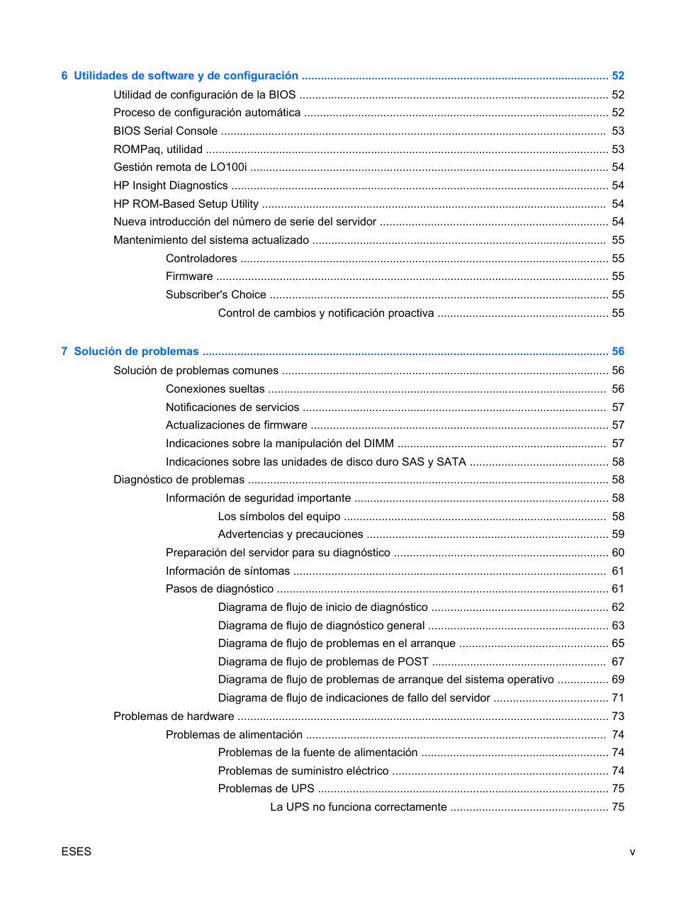 HP Servidor HP ProLiant DL120 G6 User Manual | Page 5 / 133