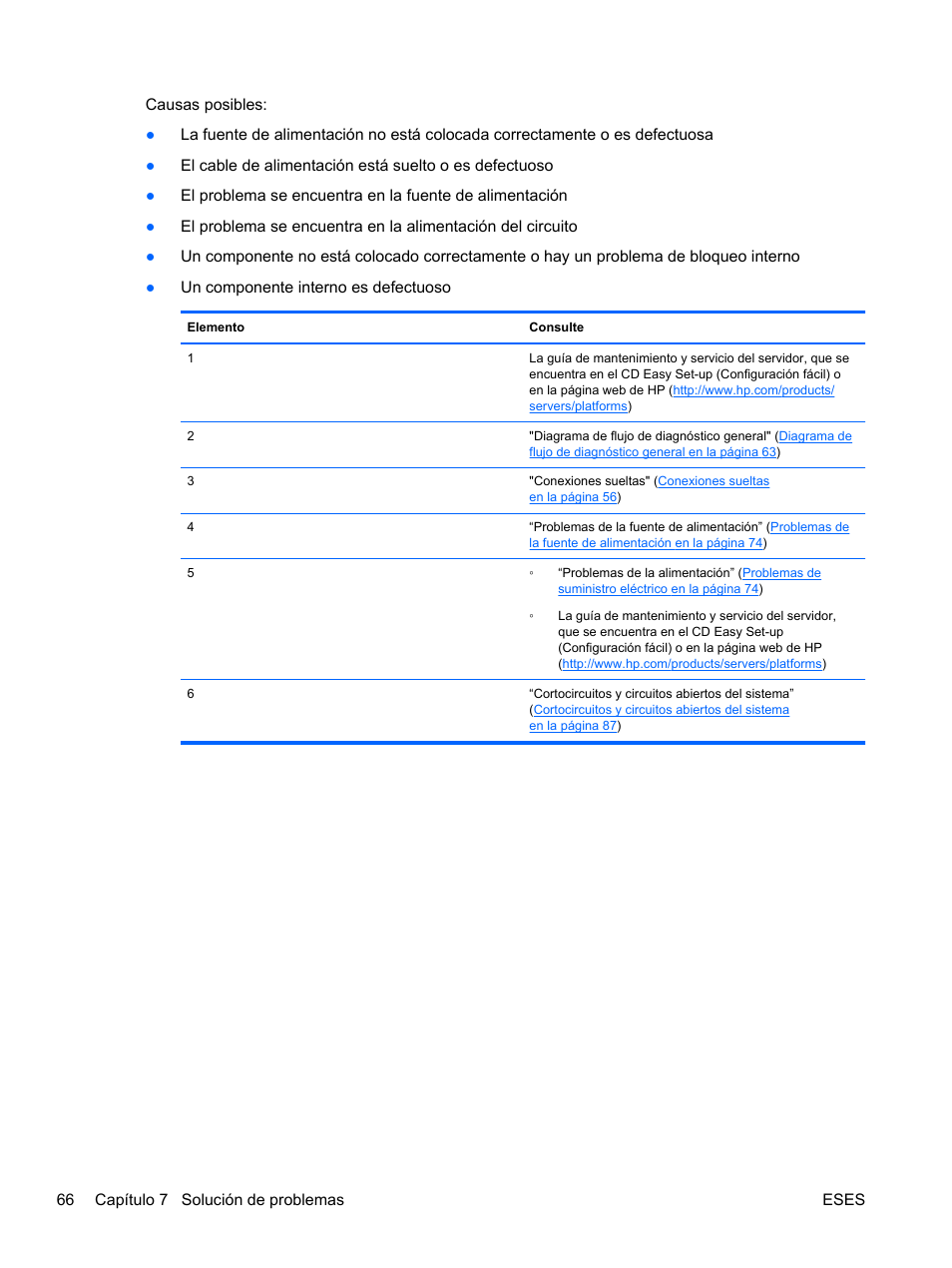 HP Servidor HP ProLiant DL120 G6 User Manual | Page 75 / 133