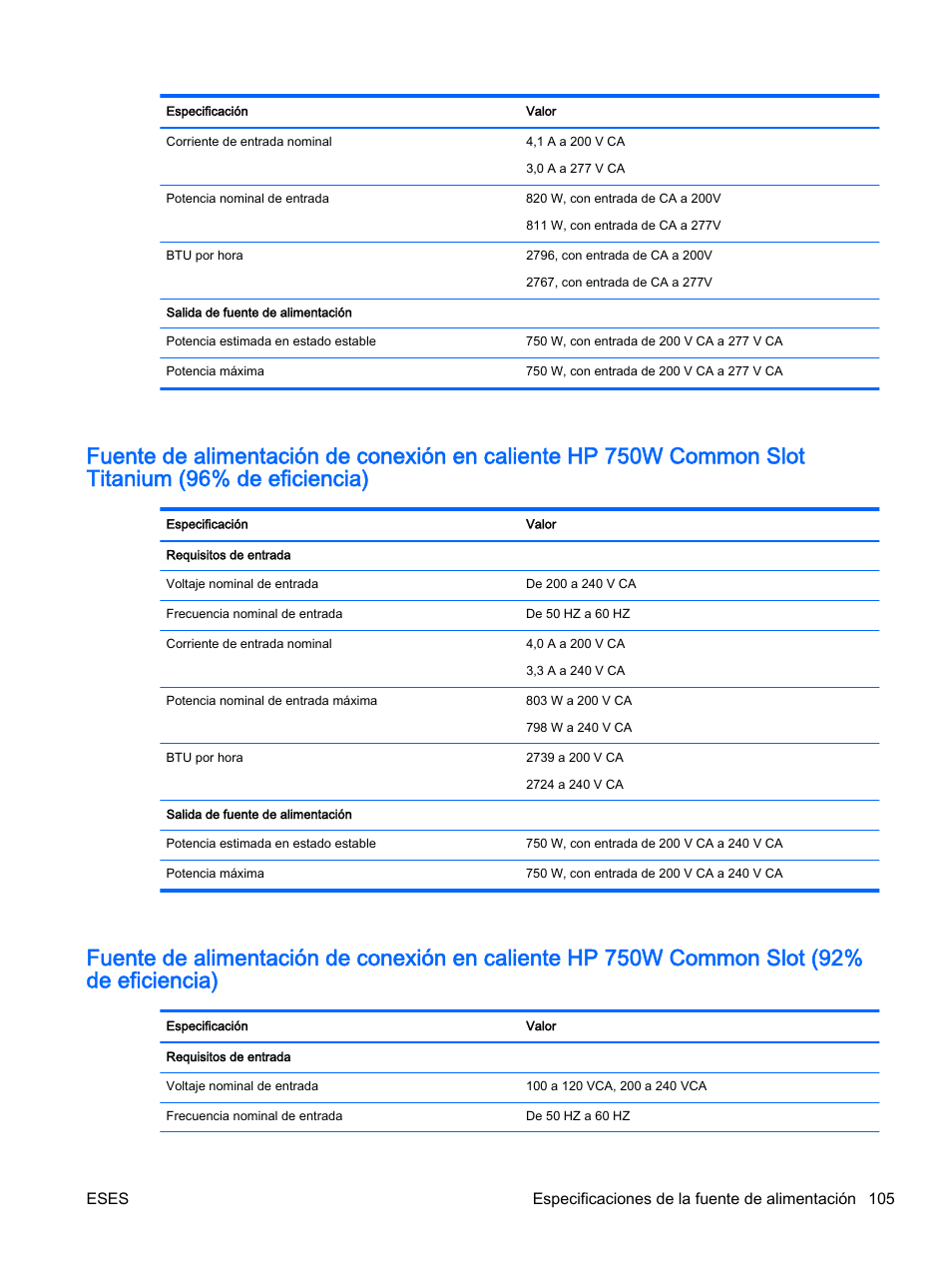 HP Servidor HP ProLiant DL360p Gen8 User Manual | Page 112 / 129