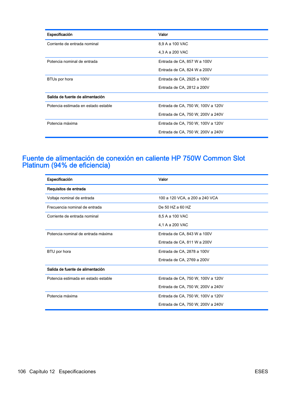 HP Servidor HP ProLiant DL360p Gen8 User Manual | Page 113 / 129