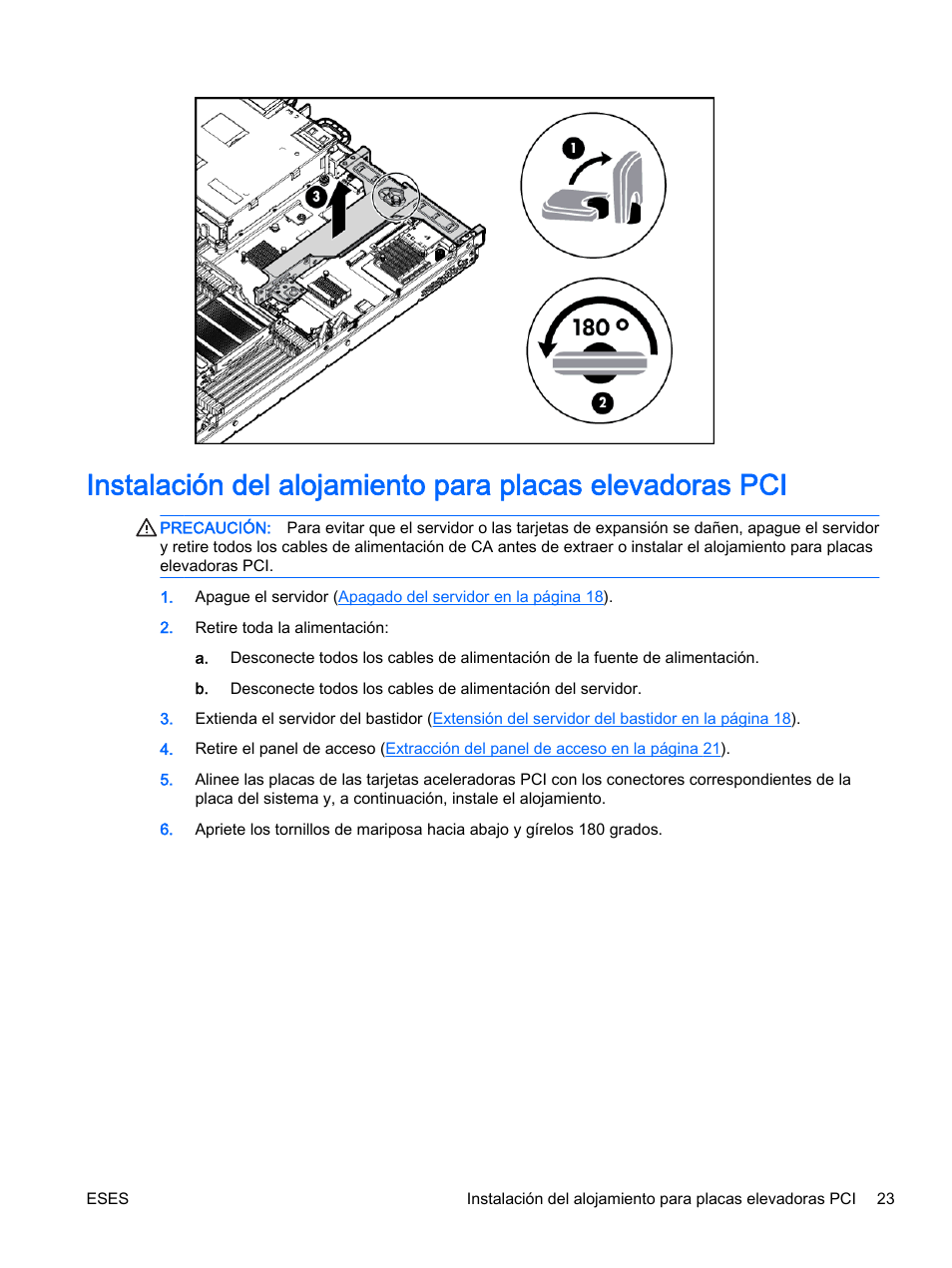 HP Servidor HP ProLiant DL360p Gen8 User Manual | Page 30 / 129