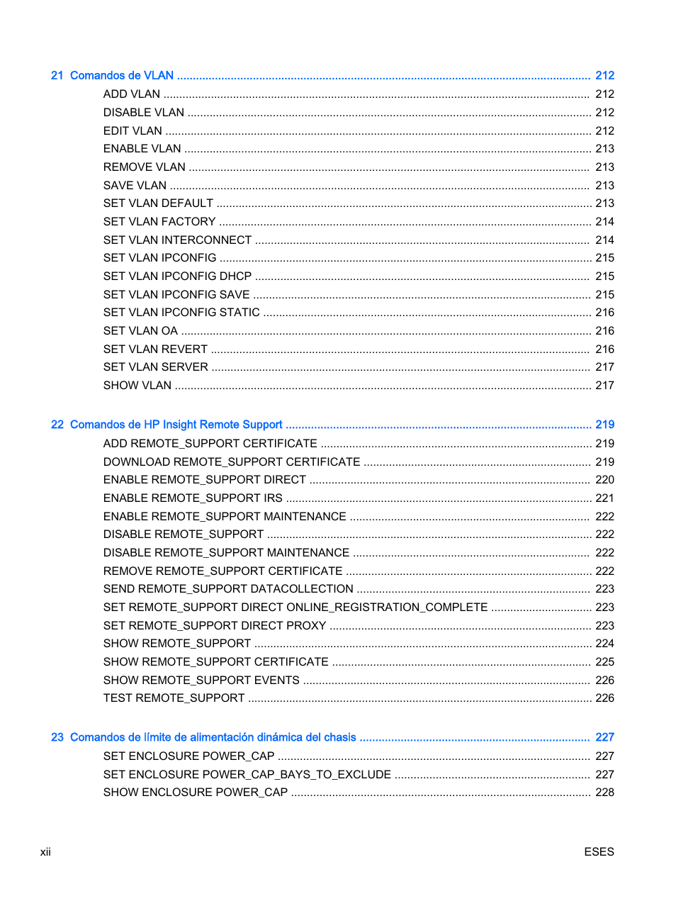 HP Onboard Administrator User Manual | Page 12 / 266