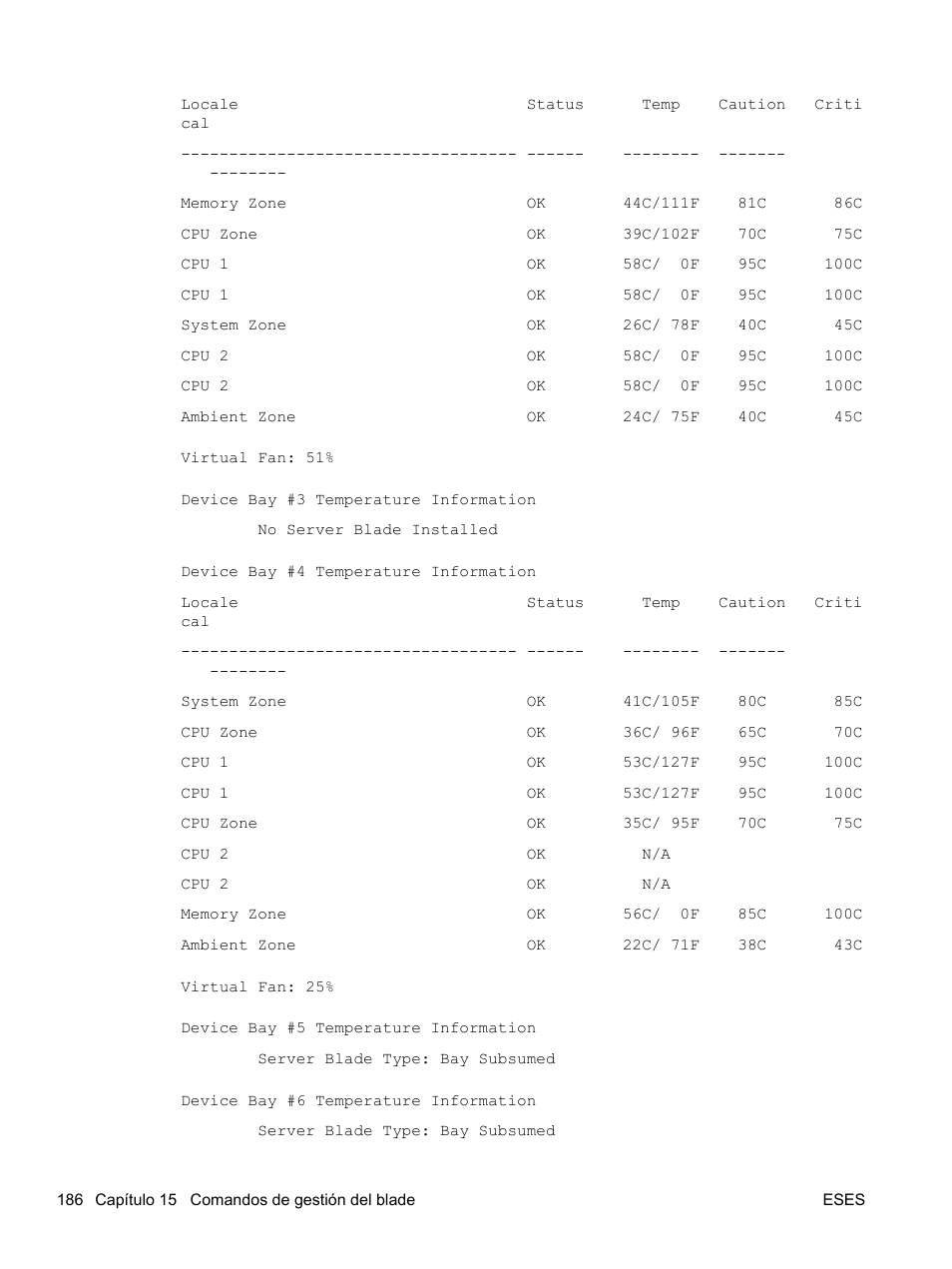 HP Onboard Administrator User Manual | Page 199 / 266