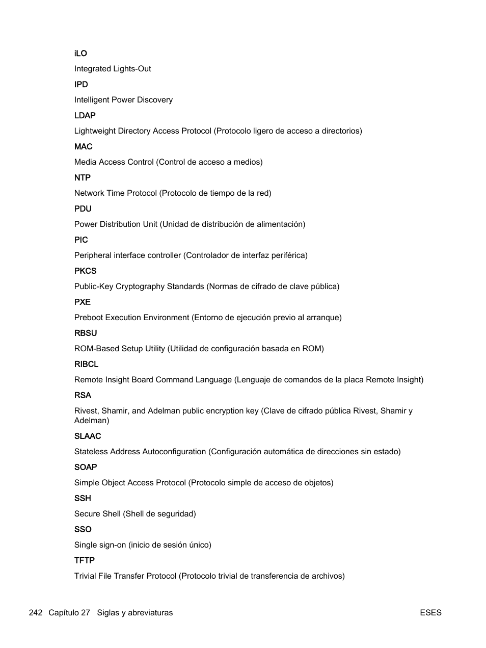 HP Onboard Administrator User Manual | Page 255 / 266