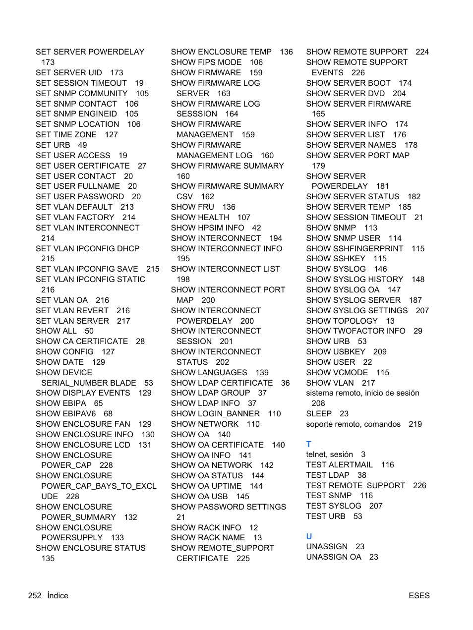 HP Onboard Administrator User Manual | Page 265 / 266