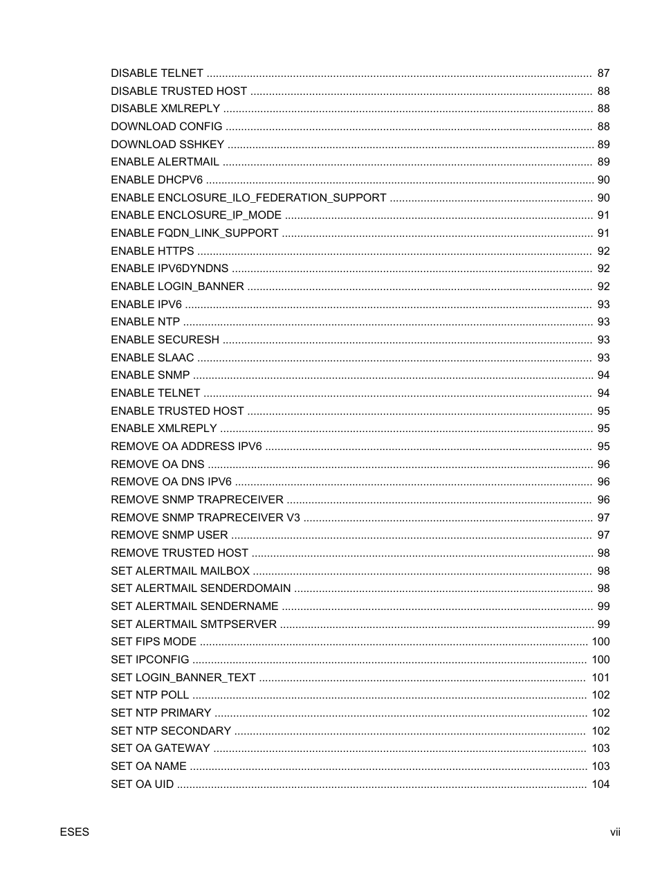 HP Onboard Administrator User Manual | Page 7 / 266