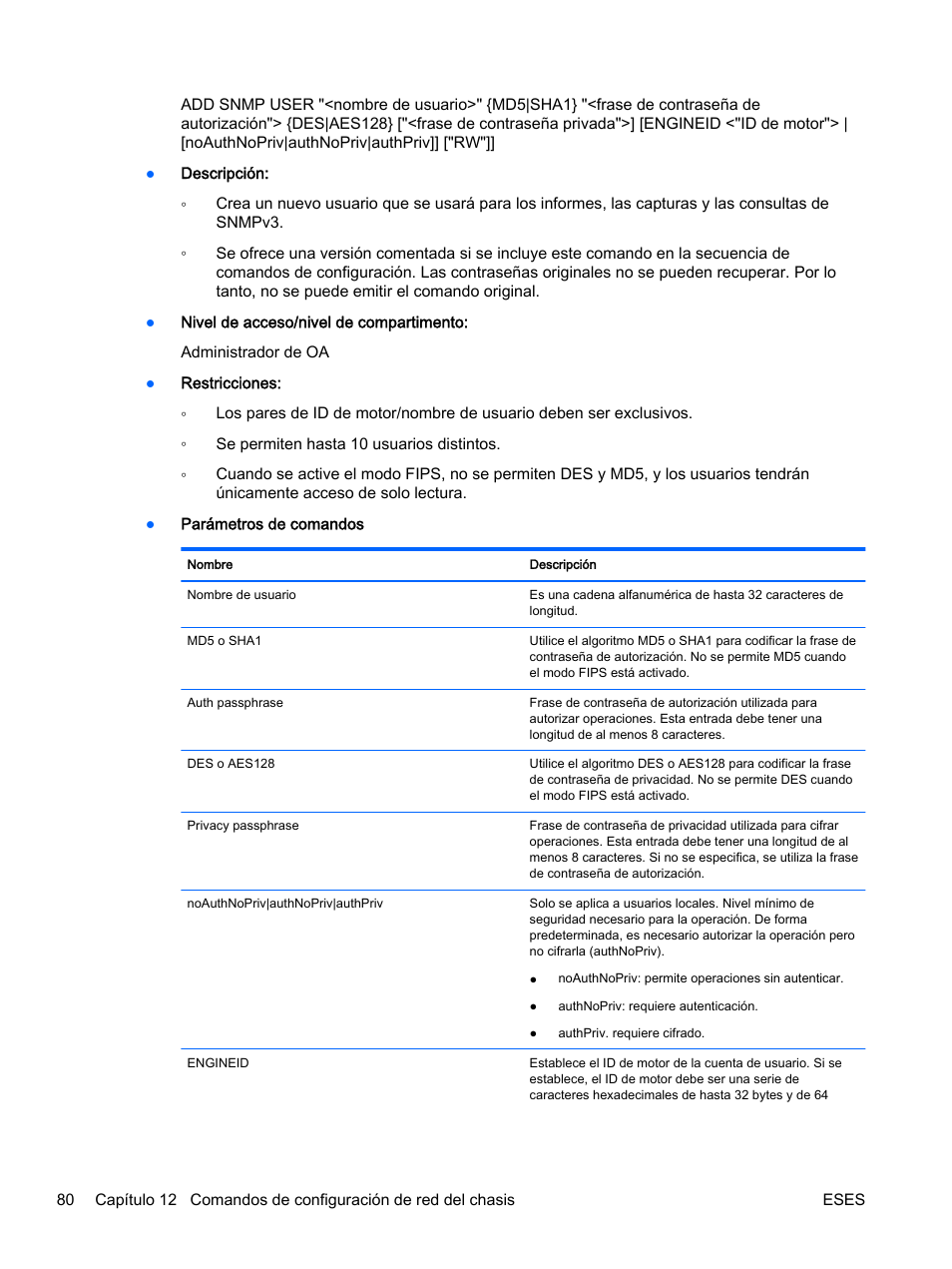 HP Onboard Administrator User Manual | Page 93 / 266