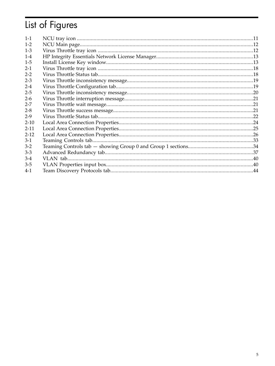 List of figures | HP Integrity rx4640 Server User Manual | Page 5 / 53