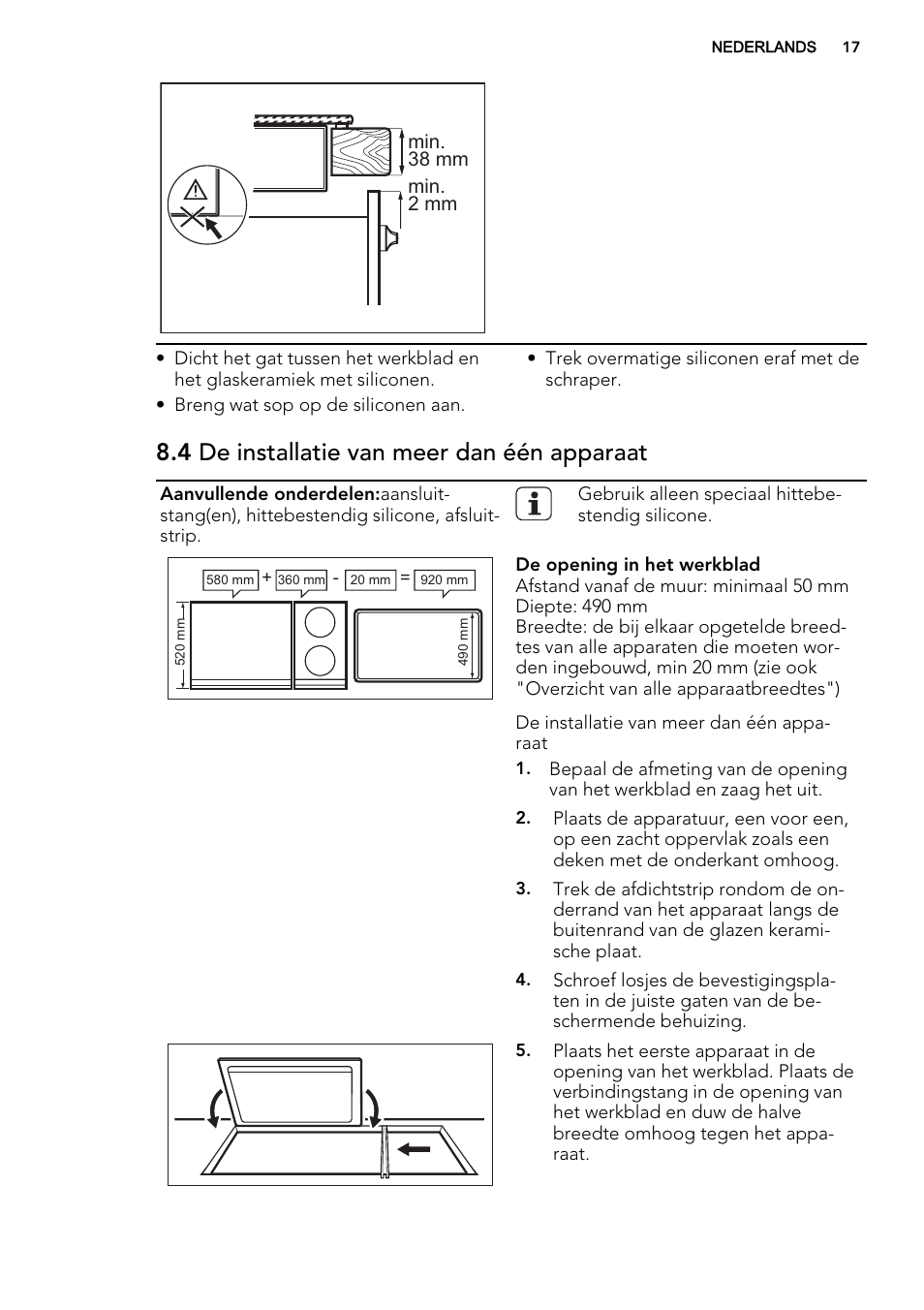 4 de installatie van meer dan één apparaat | AEG HC452600EB User Manual | Page 17 / 76