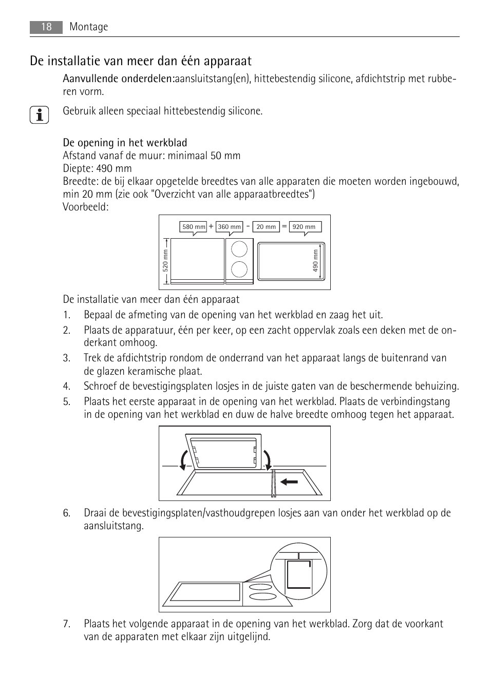 De installatie van meer dan één apparaat | AEG HC411520GB User Manual | Page 18 / 80