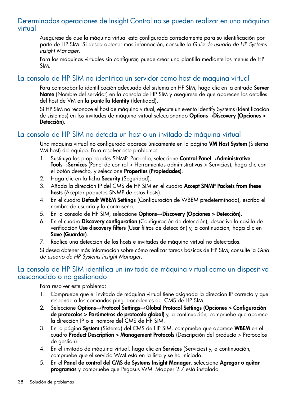 HP Software HP Insight Control para Linux User Manual | Page 38 / 64