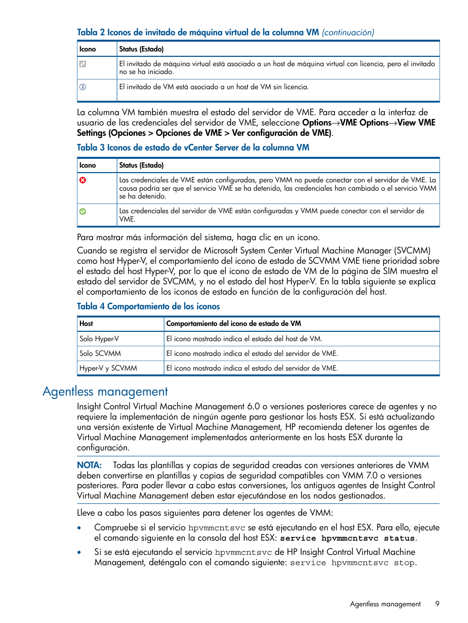 Agentless management | HP Software HP Insight Control para Linux User Manual | Page 9 / 64