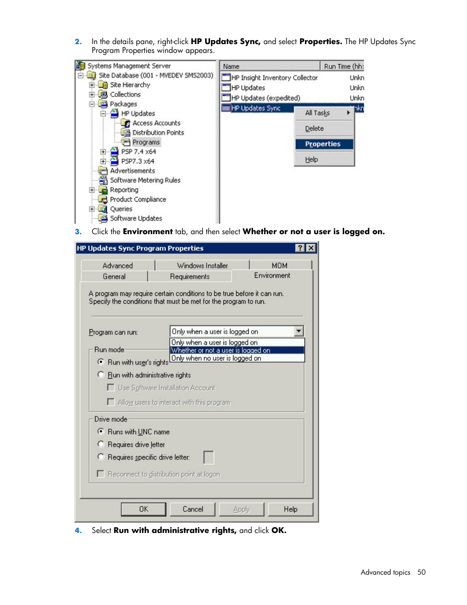 HP Integrity rx4640 Server User Manual | Page 50 / 77