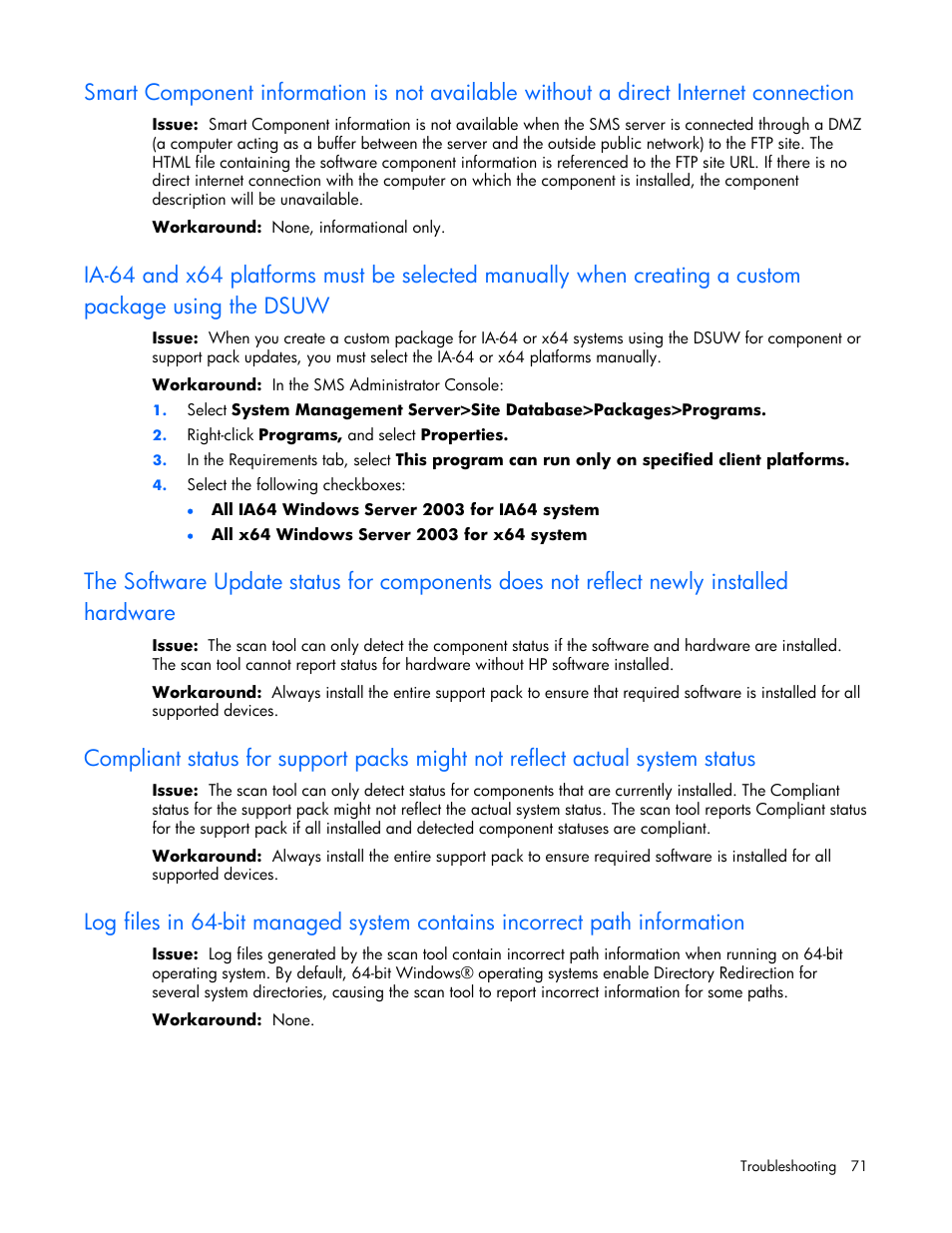 HP Integrity rx4640 Server User Manual | Page 71 / 77