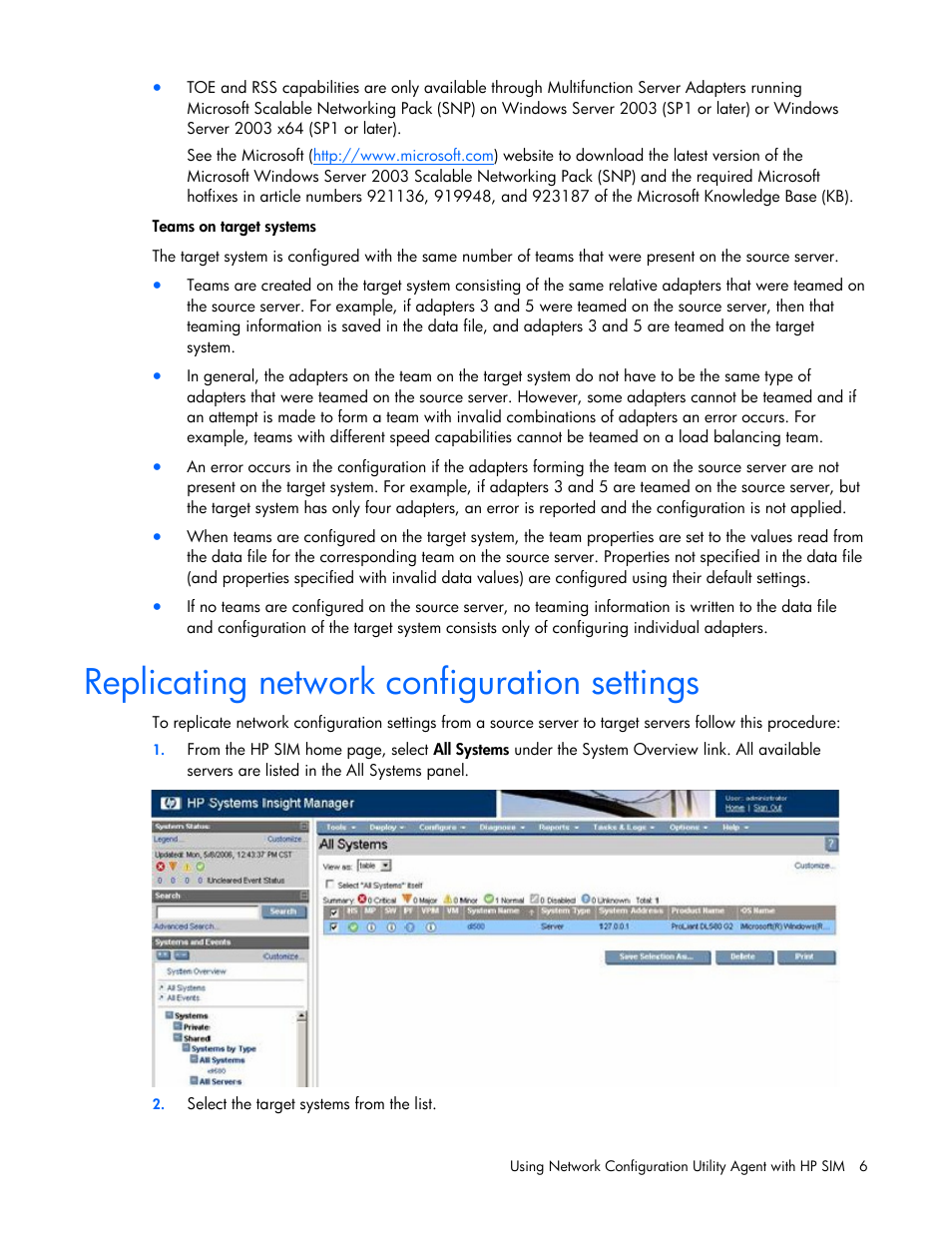 Replicating network configuration settings | HP NC3131 Fast Ethernet Server Adapter User Manual | Page 6 / 11