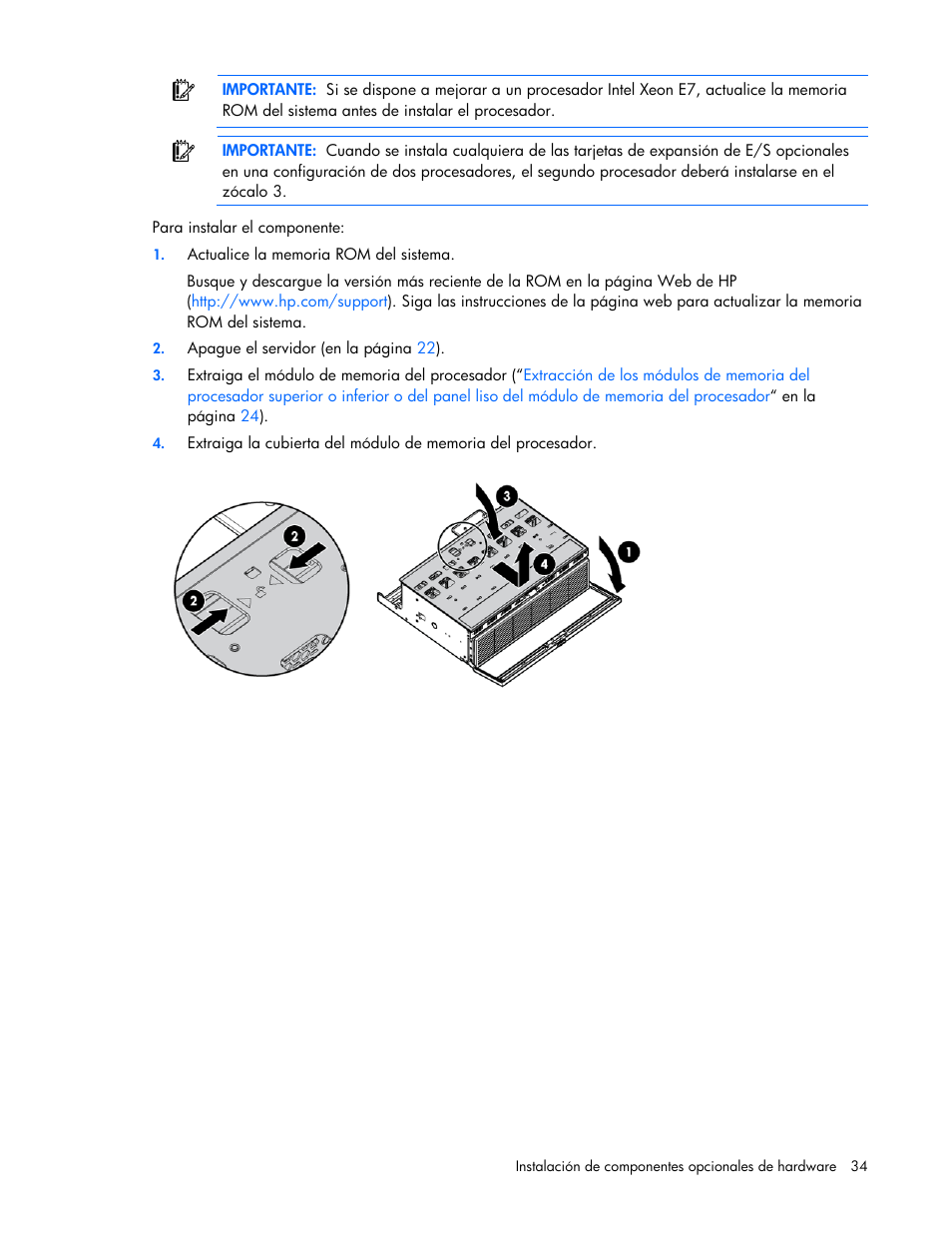HP Servidor HP ProLiant DL980 G7 User Manual | Page 34 / 143