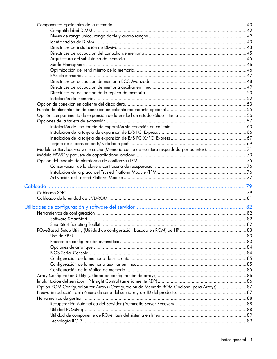 HP Servidor HP ProLiant DL980 G7 User Manual | Page 4 / 143
