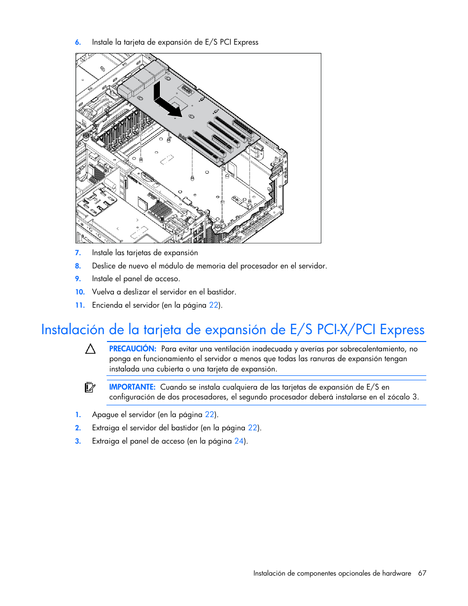 HP Servidor HP ProLiant DL980 G7 User Manual | Page 67 / 143
