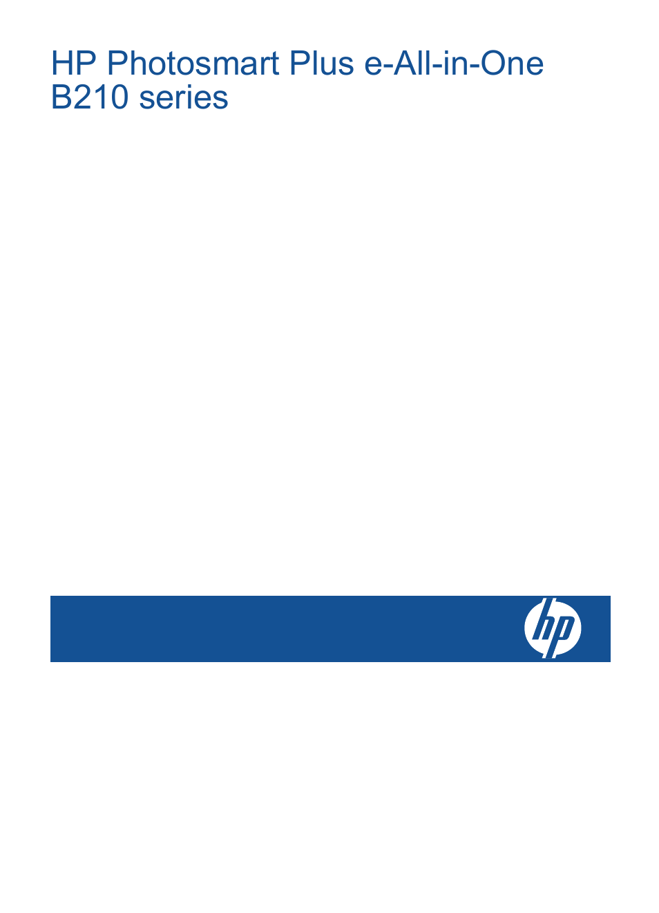 HP Impresora e-Todo-en-Uno HP Photosmart Plus - B210a User Manual | 70 pages