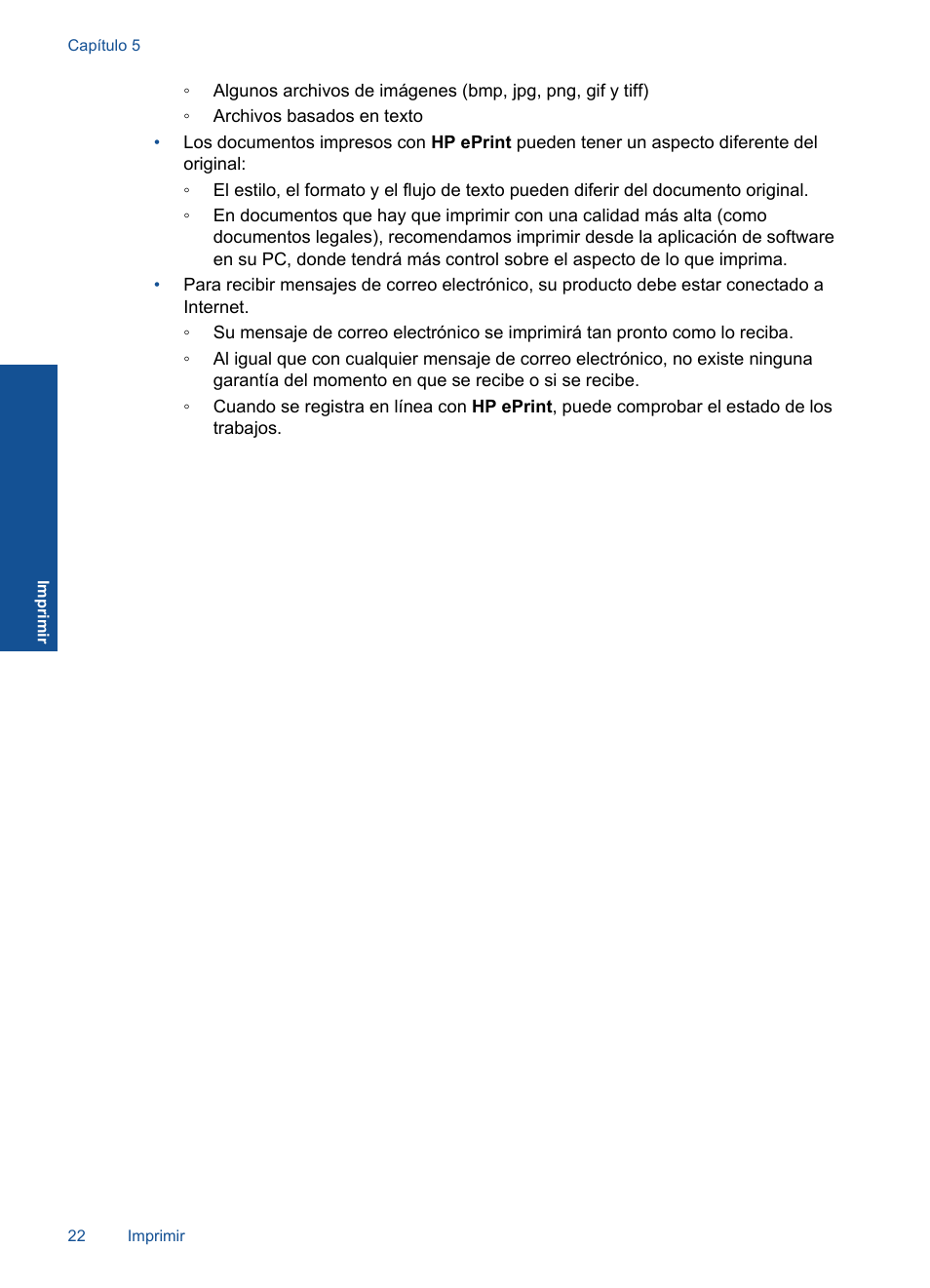 HP Impresora e-Todo-en-Uno HP Photosmart Plus - B210a User Manual | Page 24 / 70