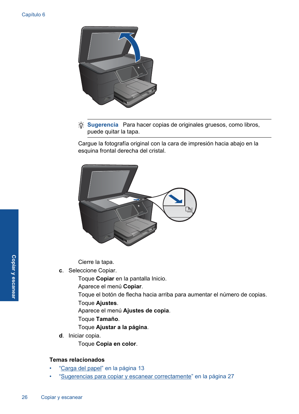 HP Impresora e-Todo-en-Uno HP Photosmart Plus - B210a User Manual | Page 28 / 70