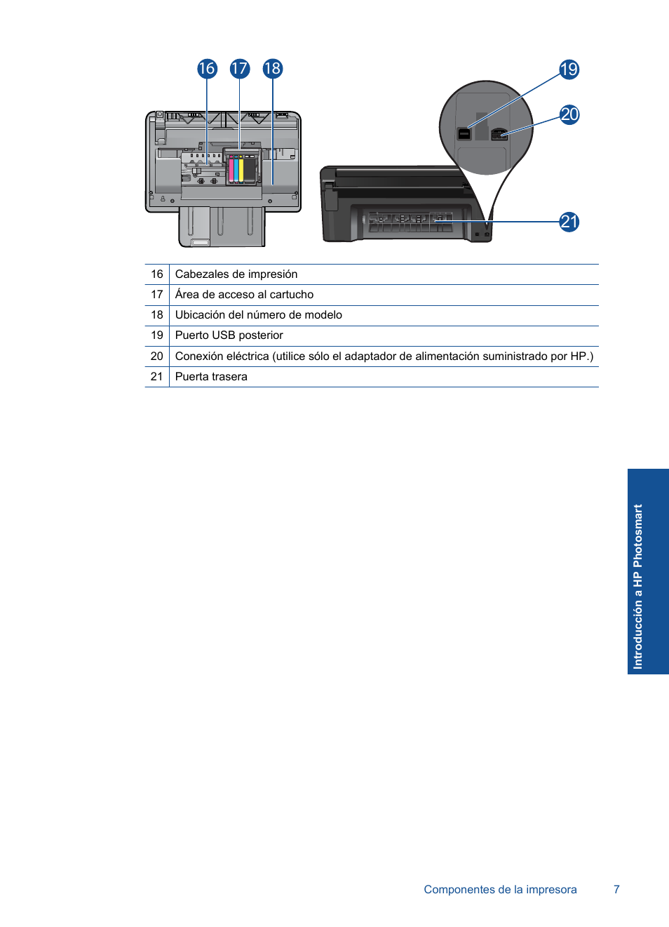 HP Impresora e-Todo-en-Uno HP Photosmart Plus - B210a User Manual | Page 9 / 70