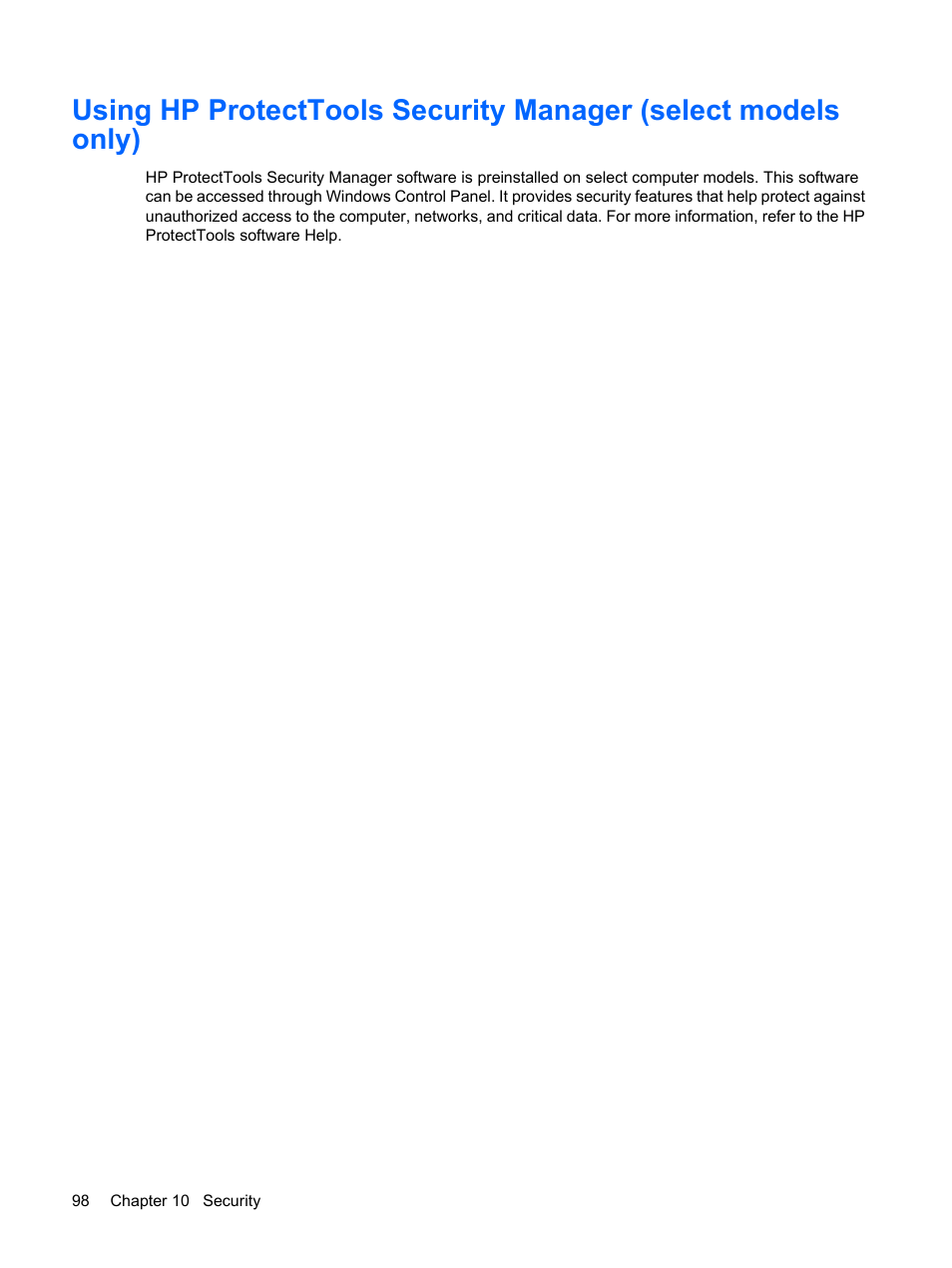 HP ProBook 5320m Notebook PC User Manual | Page 108 / 140