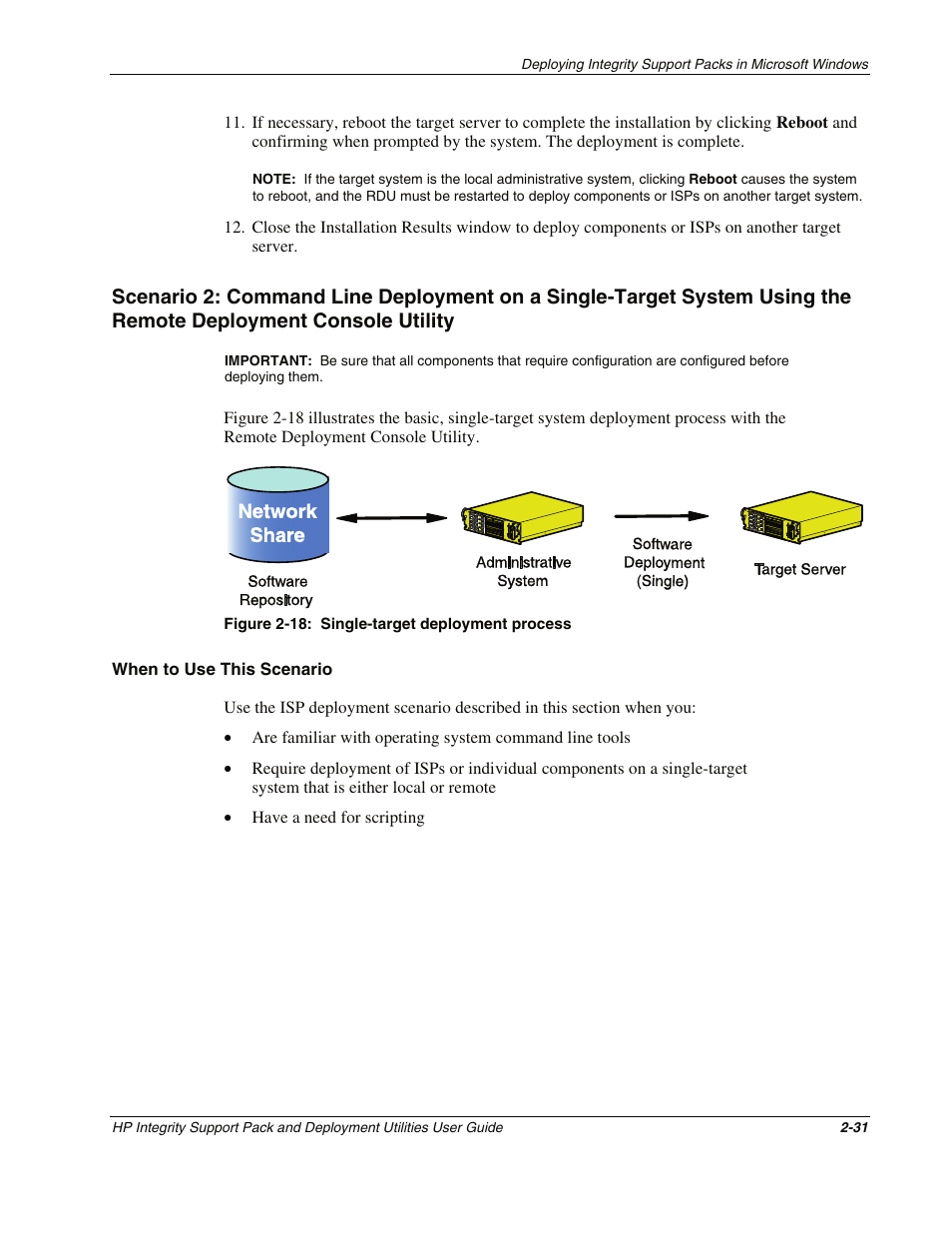 When to use this scenario | HP Integrity rx4640 Server User Manual | Page 41 / 48