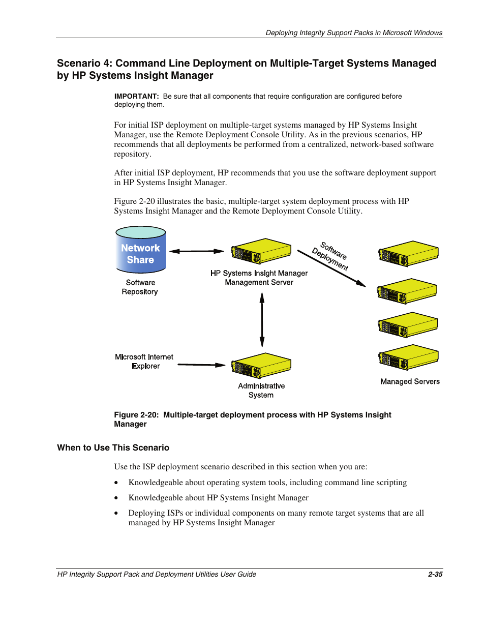 When to use this scenario | HP Integrity rx4640 Server User Manual | Page 45 / 48