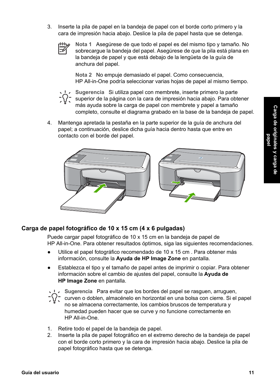 HP Equipo multifunción HP PSC 1417 Impresora Escáner Copiadora User Manual | Page 15 / 68