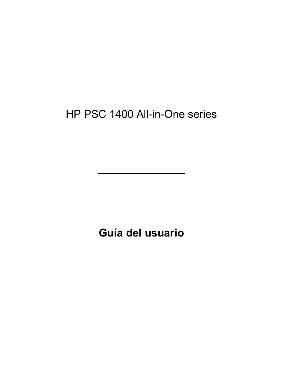 HP Equipo multifunción HP PSC 1417 Impresora Escáner Copiadora User Manual | Page 3 / 68