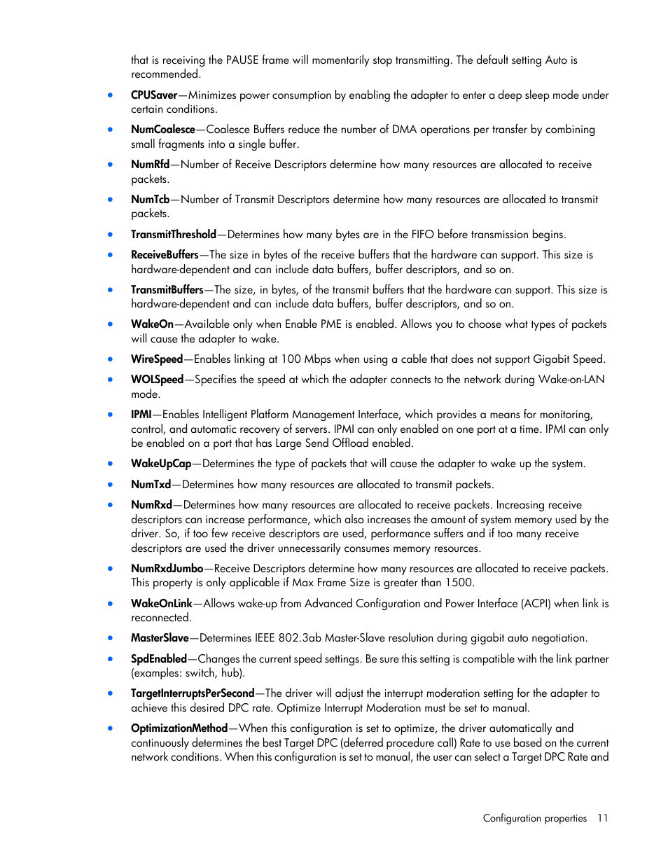 HP ProLiant Network Adapter Scripting Utility (User Guide) User Manual | Page 11 / 20
