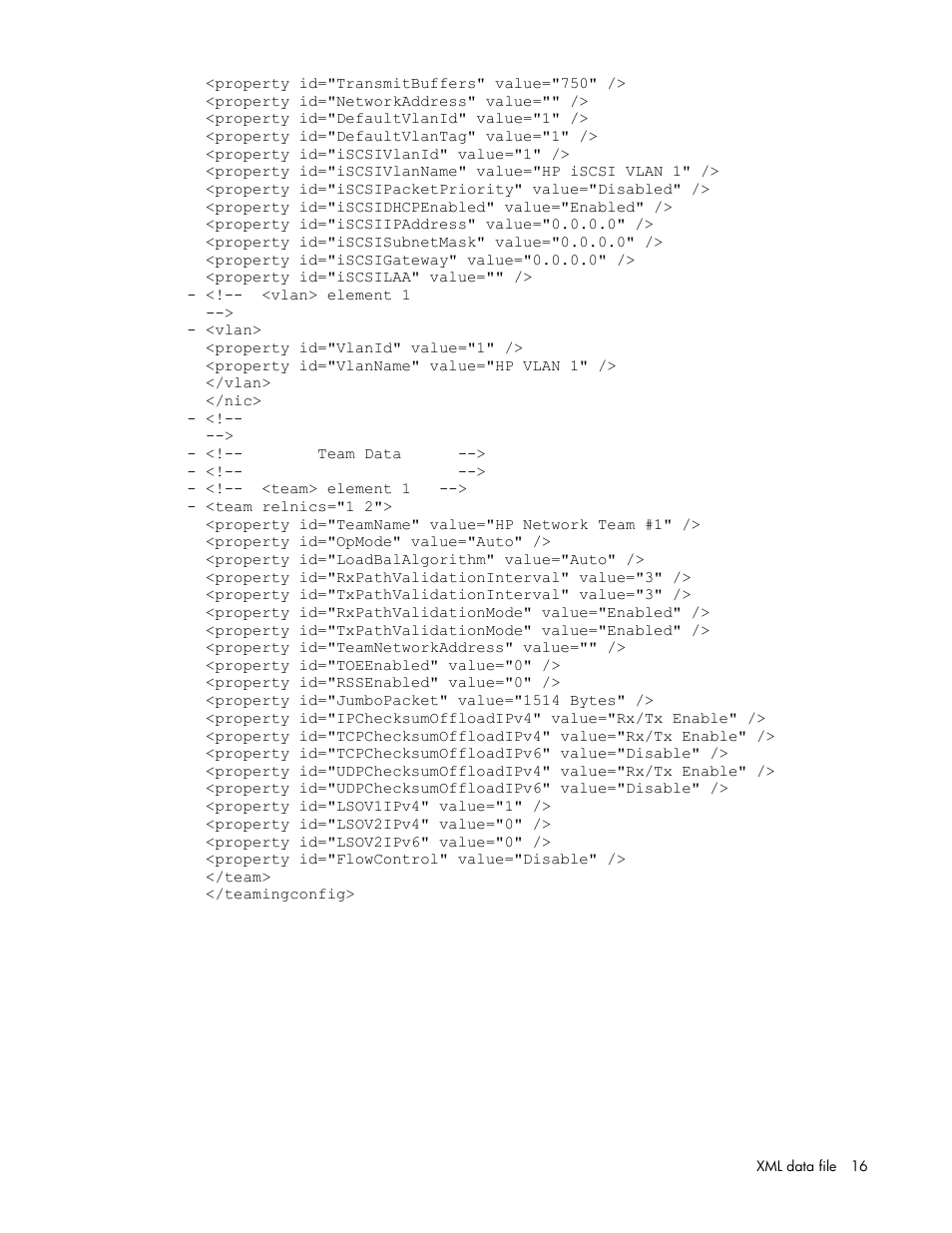 HP ProLiant Network Adapter Scripting Utility (User Guide) User Manual | Page 16 / 20