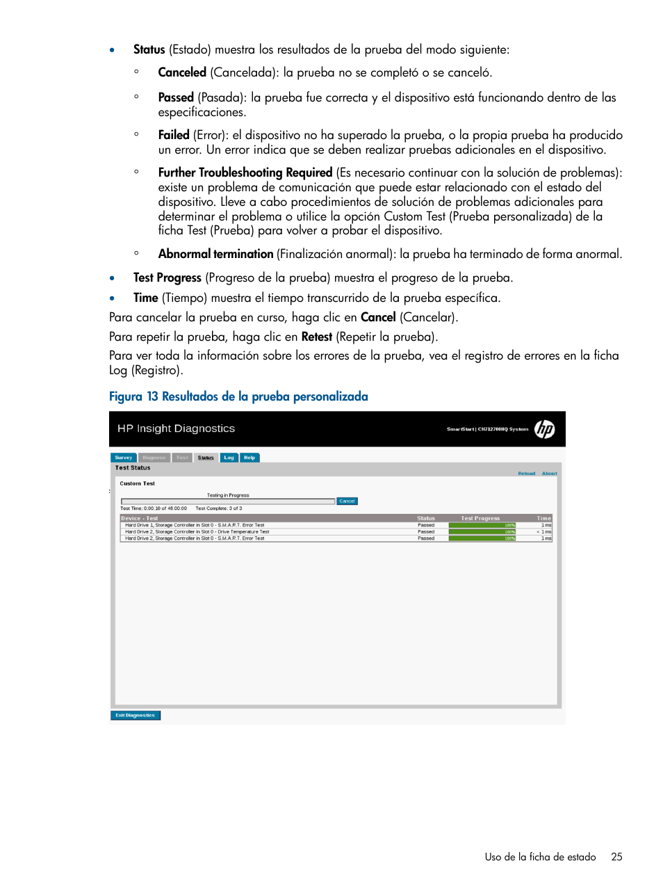 HP Software HP Insight Diagnostics User Manual | Page 25 / 43