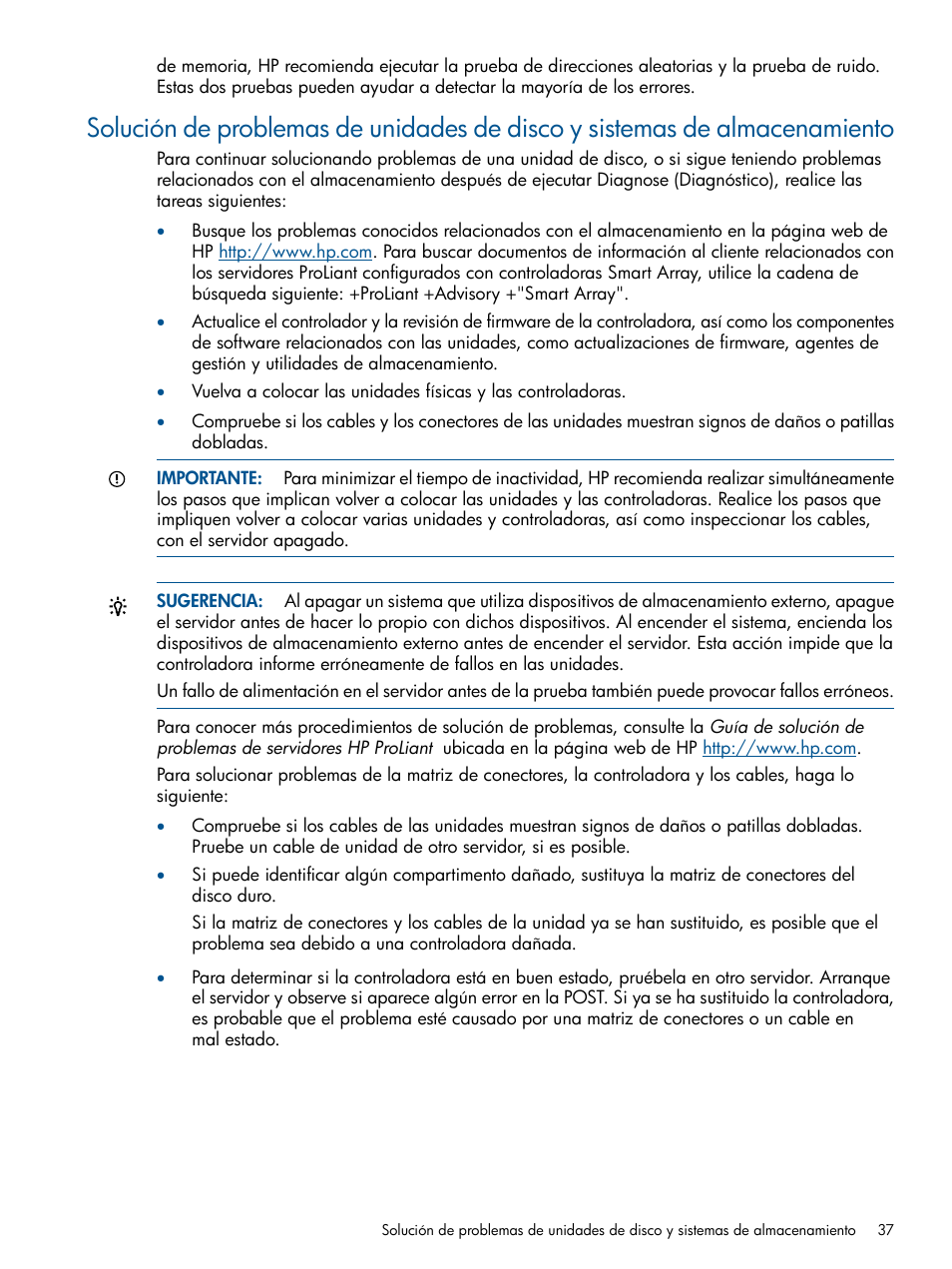 HP Software HP Insight Diagnostics User Manual | Page 37 / 43