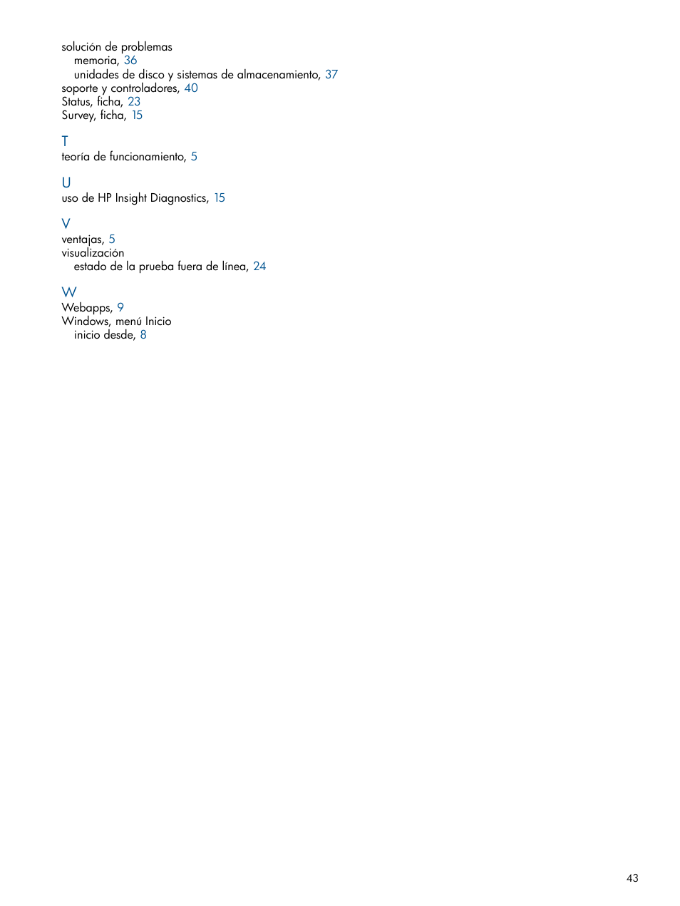 HP Software HP Insight Diagnostics User Manual | Page 43 / 43
