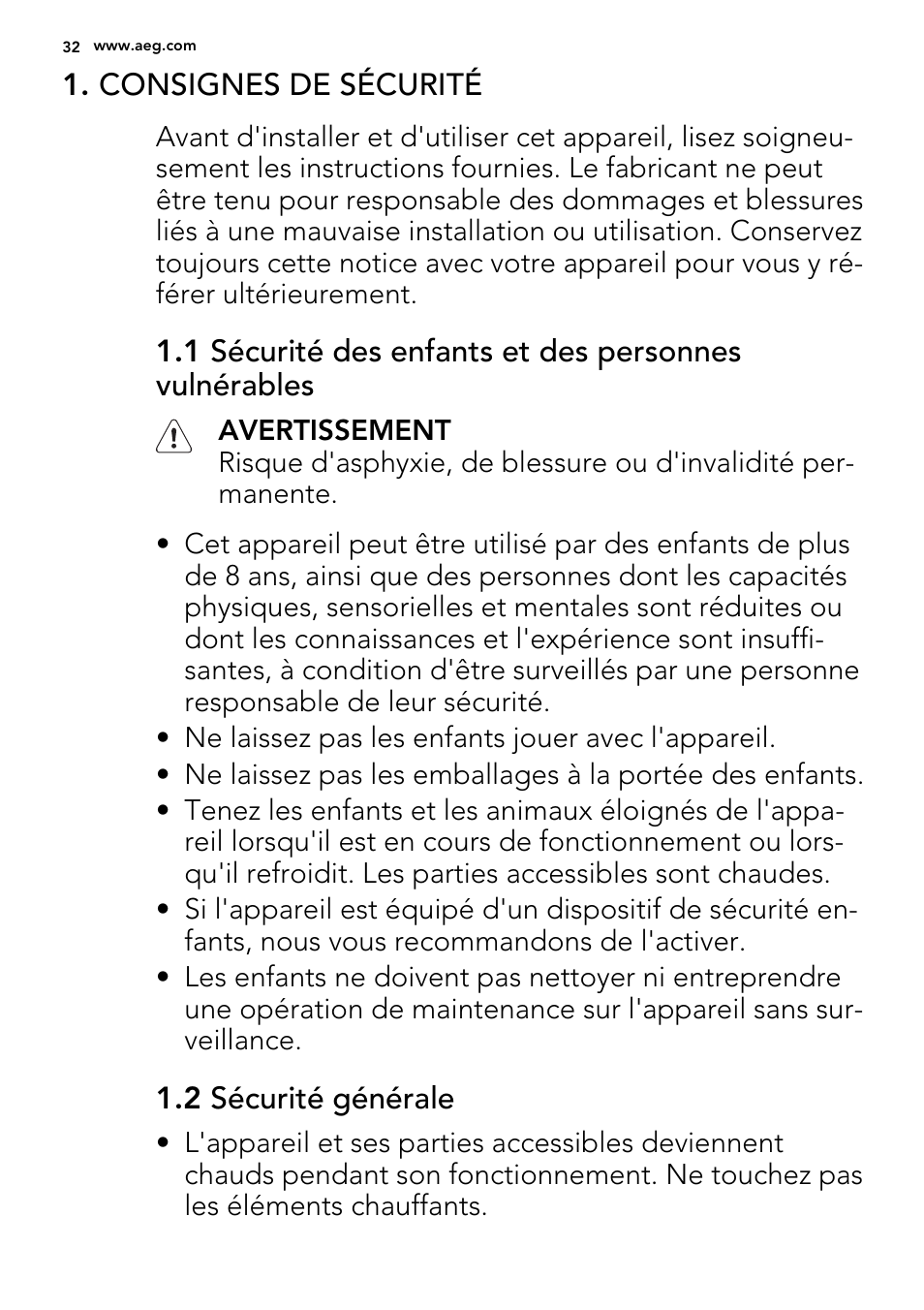 AEG HG654440SM User Manual | Page 32 / 64
