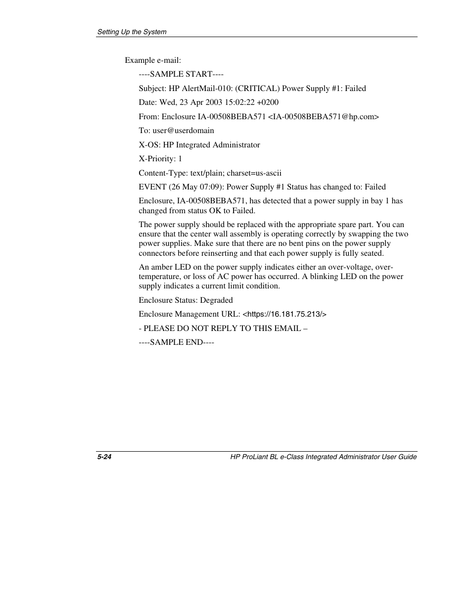HP ProLiant BL10e G2 Server Blade User Manual | Page 139 / 232