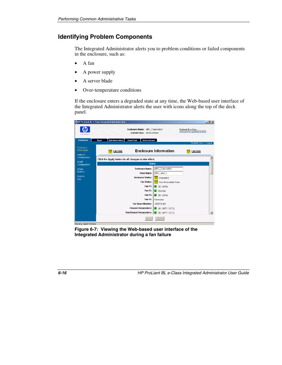 Identifying problem components, Identifying problem components -16 | HP ProLiant BL10e G2 Server Blade User Manual | Page 161 / 232