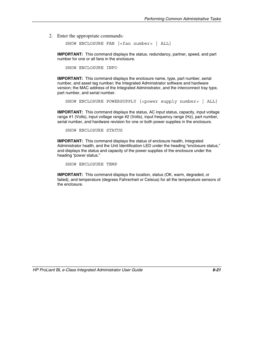 HP ProLiant BL10e G2 Server Blade User Manual | Page 166 / 232