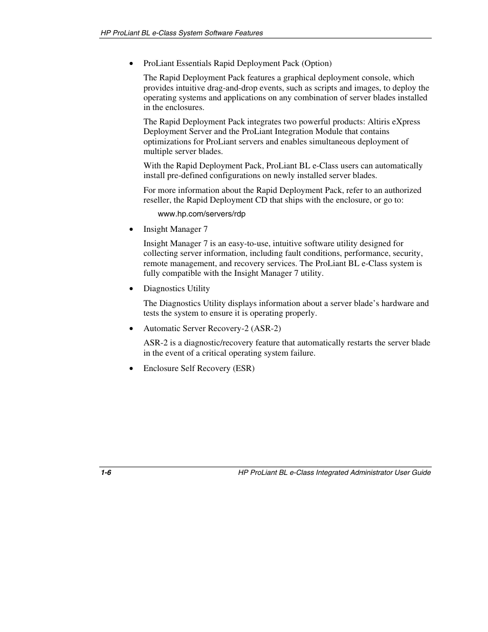HP ProLiant BL10e G2 Server Blade User Manual | Page 19 / 232