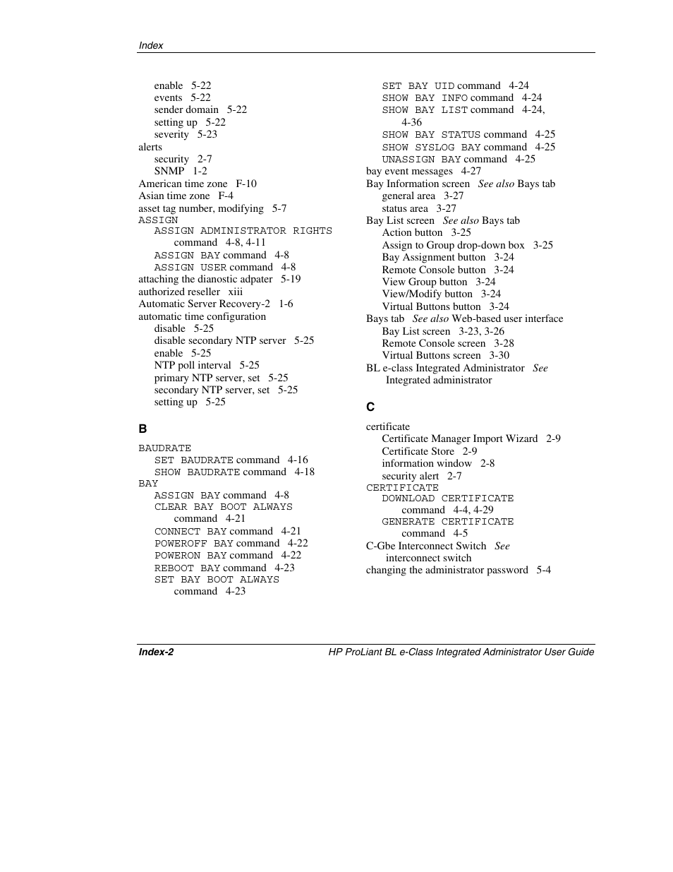 HP ProLiant BL10e G2 Server Blade User Manual | Page 222 / 232