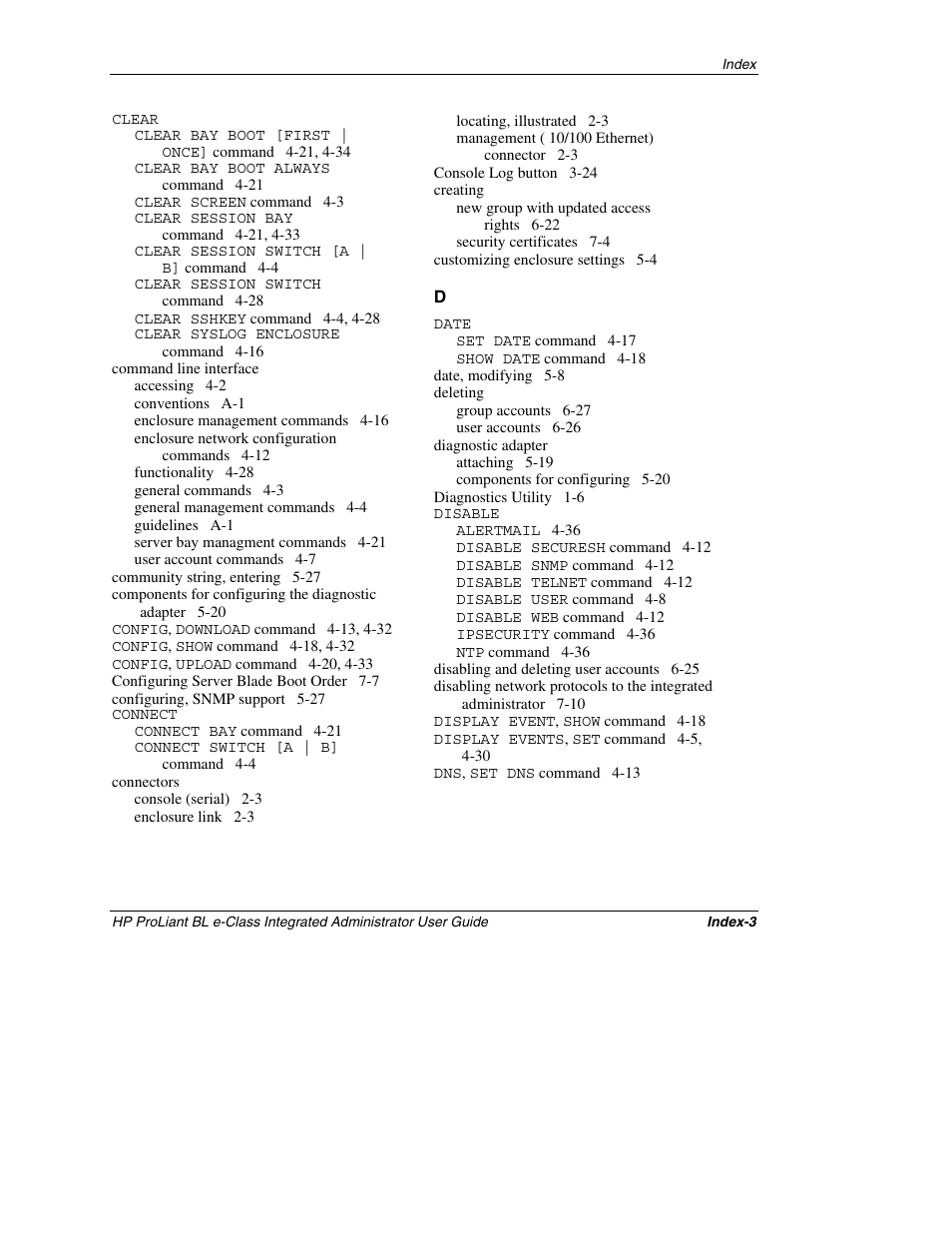 HP ProLiant BL10e G2 Server Blade User Manual | Page 223 / 232