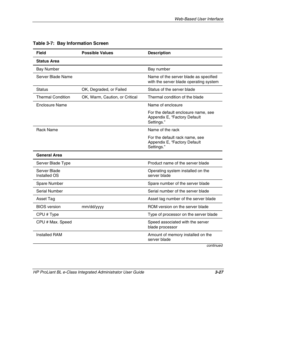 HP ProLiant BL10e G2 Server Blade User Manual | Page 59 / 232
