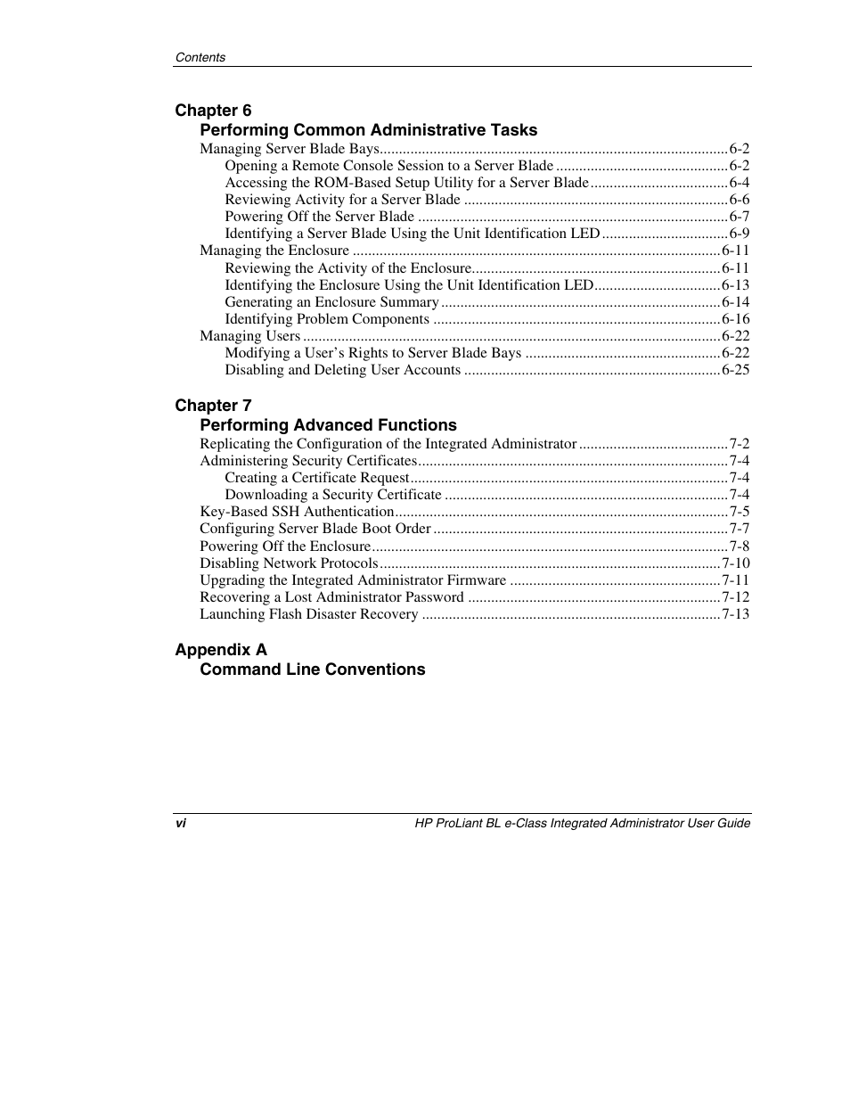 HP ProLiant BL10e G2 Server Blade User Manual | Page 6 / 232