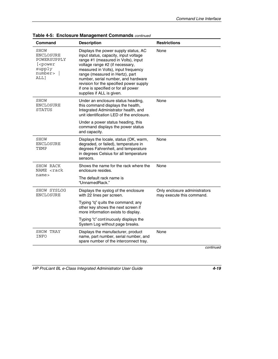 HP ProLiant BL10e G2 Server Blade User Manual | Page 97 / 232