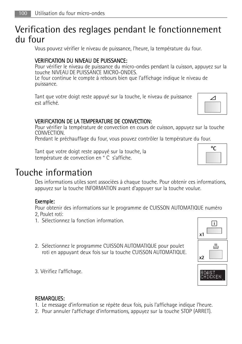 Touche information | AEG MCC4061E-M User Manual | Page 100 / 252